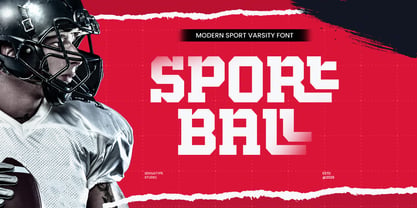 Sportball Font Poster 1