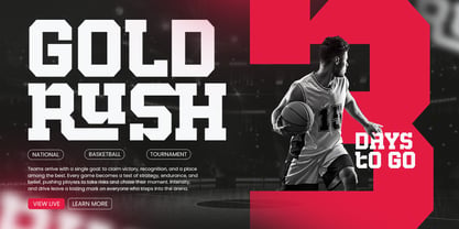 Sportball Font Poster 3