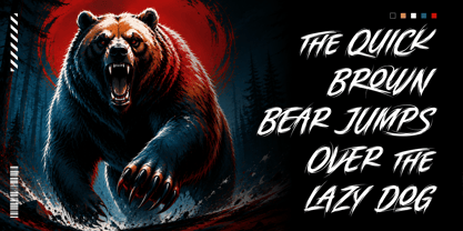 Brutally Ursa Font Poster 10