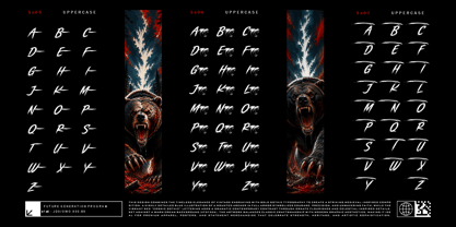 Brutally Ursa Font Poster 5