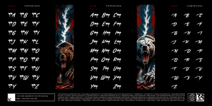Brutally Ursa Font Poster 9