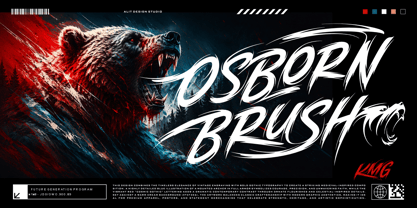 Brutally Ursa Font Poster 4