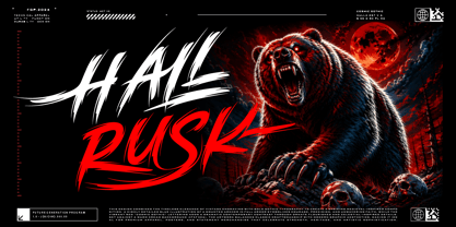 Brutally Ursa Font Poster 14