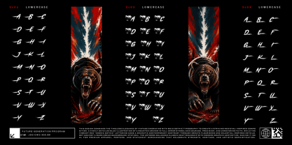 Brutally Ursa Font Poster 11