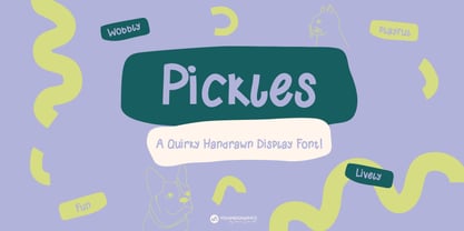 Pickles Display Font Poster 1