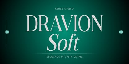 Dravion Soft Font Poster 1