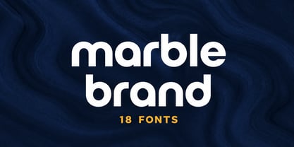 Marble Brand Font Poster 1