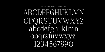 Falefion Font Poster 9