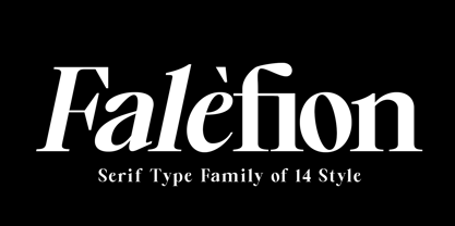 Falefion Font Poster 1