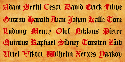 Cloister Black CT Font Poster 3