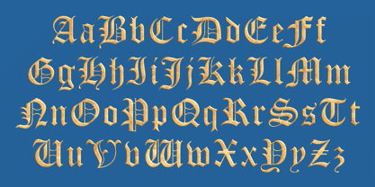 Cloister Black CT Font Poster 2