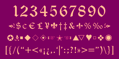 Cloister Black CT Font Poster 4