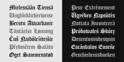 Cloister Black CT Font Poster 8