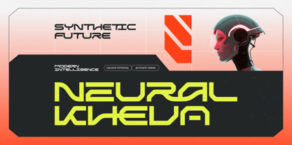 Neural Kheva Font Poster 1