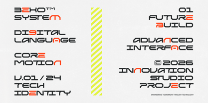Neural Kheva Font Poster 4