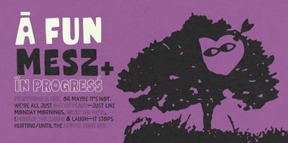 FN Oddrama Font Poster 6