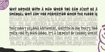 FN Oddrama Font Poster 10