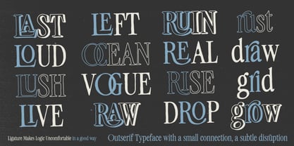 FN Outserif Font Poster 8