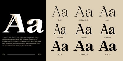 Avelrune Font Poster 11
