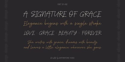 EZ Incallidove Font Poster 5