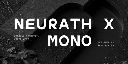 Neurath X Mono Font Poster 1