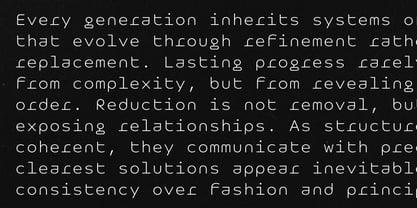 Neurath X Mono Font Poster 9