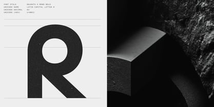 Neurath X Mono Font Poster 8