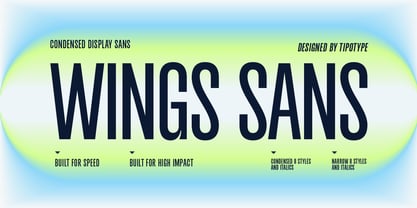 Wings Sans Font Poster 1