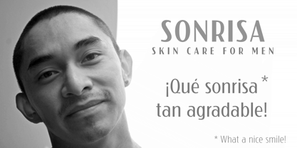 Sonrisa Font Poster 11