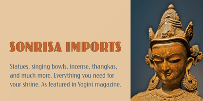Sonrisa Font Poster 9