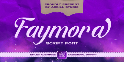 Faymora Font Poster 1