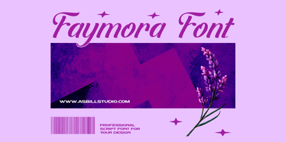 Faymora Font Poster 9