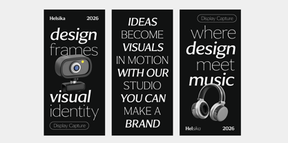 Helsika Font Poster 3