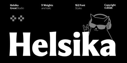 Helsika Font Poster 1