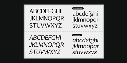 Helsika Font Poster 14