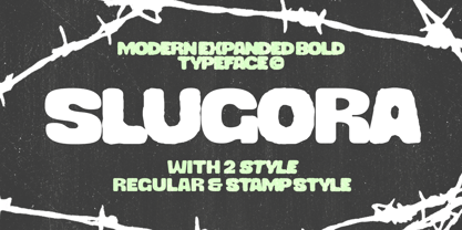 Slugora Font Poster 1