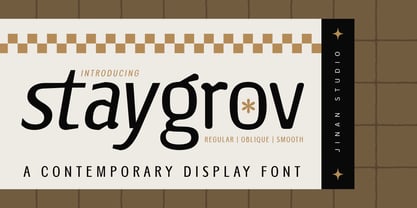 Staygrov Font Poster 1