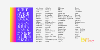 Rascon Font Poster 6