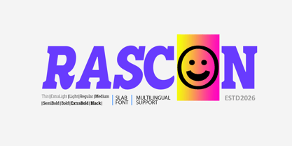 Rascon Font Poster 10