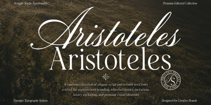 Aristoteles Font Poster 1