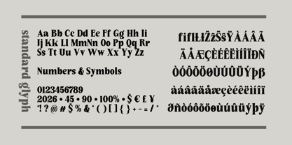 Extricate Font Poster 5