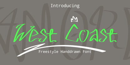 West Coast Font Poster 1