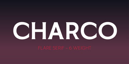 Charco Font Poster 1
