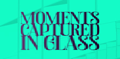 Reglass Font Poster 3