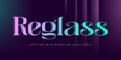 Reglass Font Poster 1