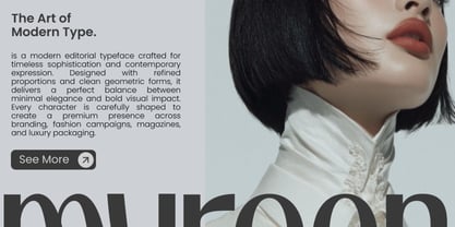 Monure Font Poster 4