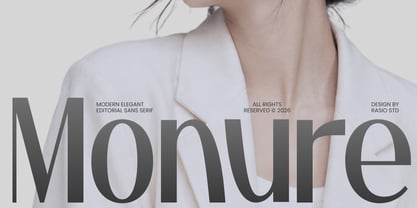 Monure Font Poster 1