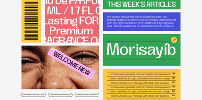 Morisayib Font Poster 1