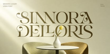 Sinnora Delloris Font Poster 1