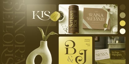 Sinnora Delloris Font Poster 2